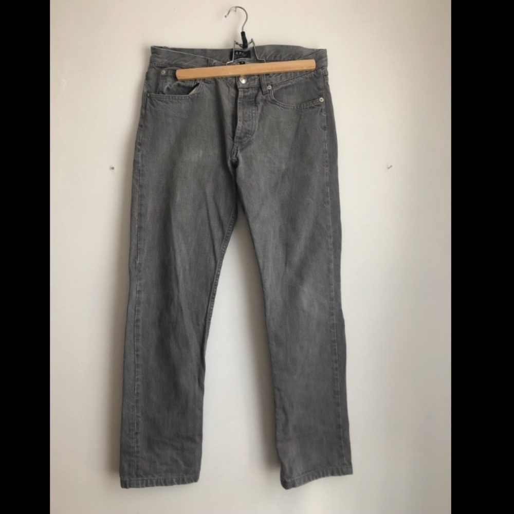 APC Petit Standard Grey Denim, Size 30